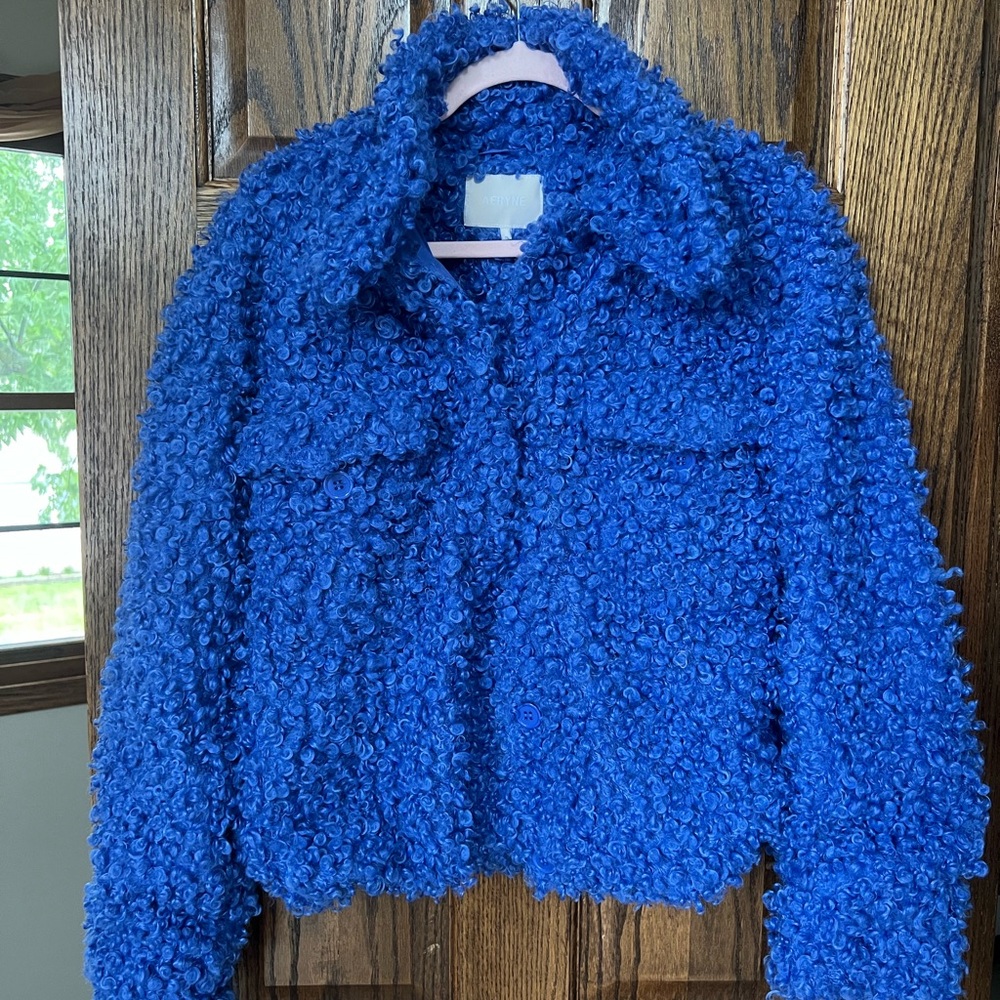 Faux Fur Aeryne Tiffany Textured Jacket